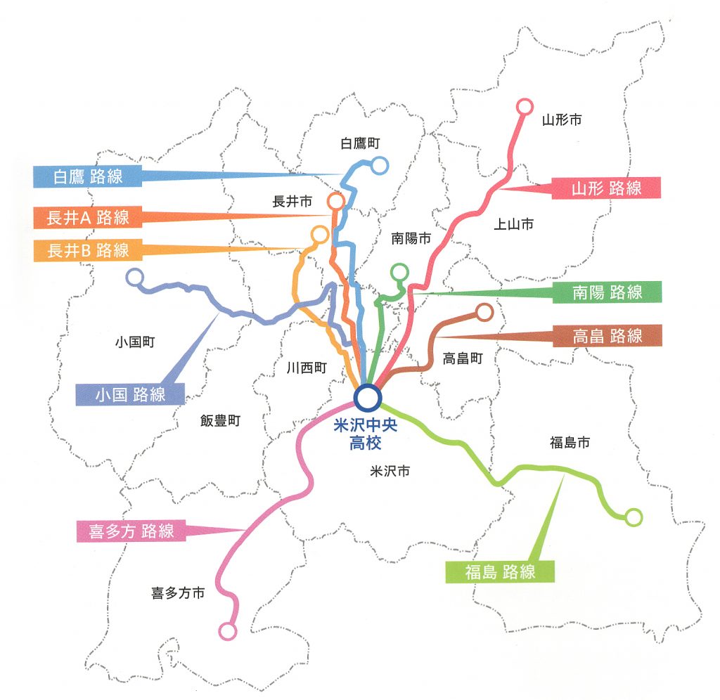 スクールバス地図